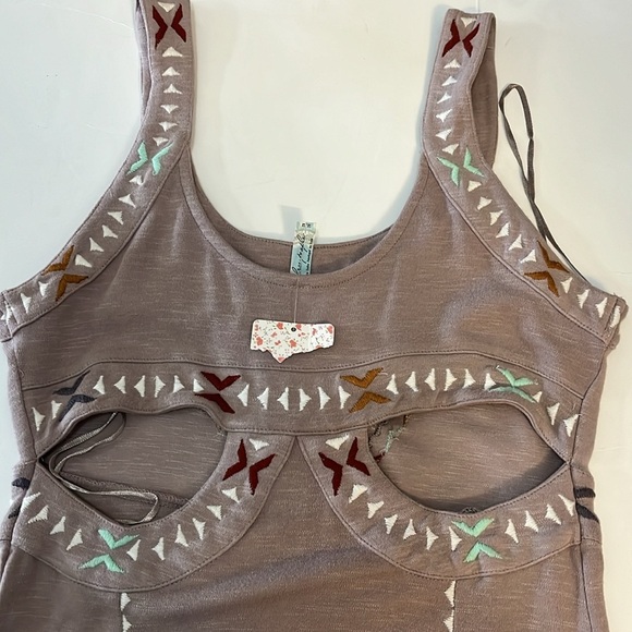 Free People "Song Of The South" Bodycon Dress Medium - Picture 9 of 10